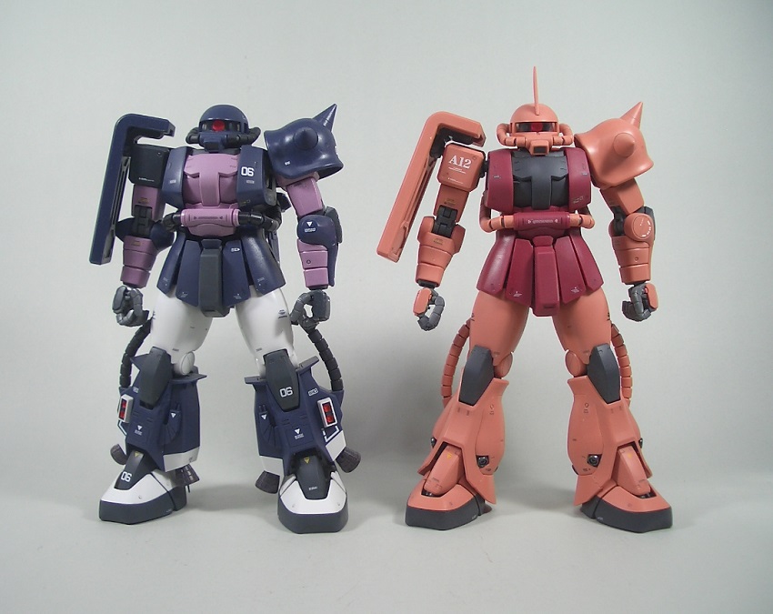 MG 高機動型ザクⅡ 黒い三連星仕様 Ver2.0. レビュー - つみプラ