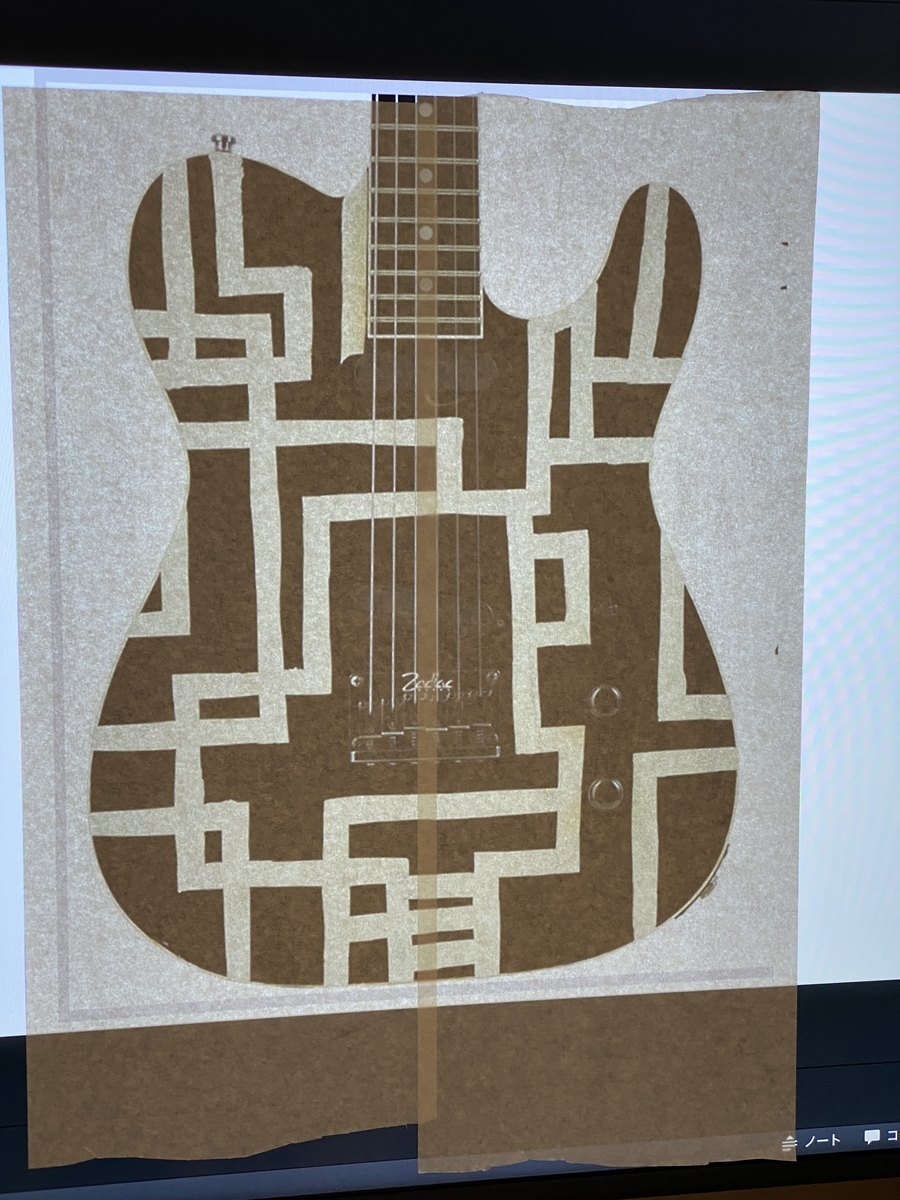 布袋寅泰さん本人使用ギターのG柄を再現！！「FERNANDES TE-95HT初期型