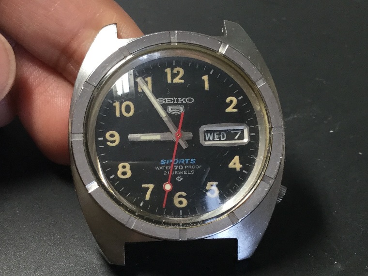 SEIKO 5 sports 6119-8140 セイコーファイブスポーツ全アラビア数字