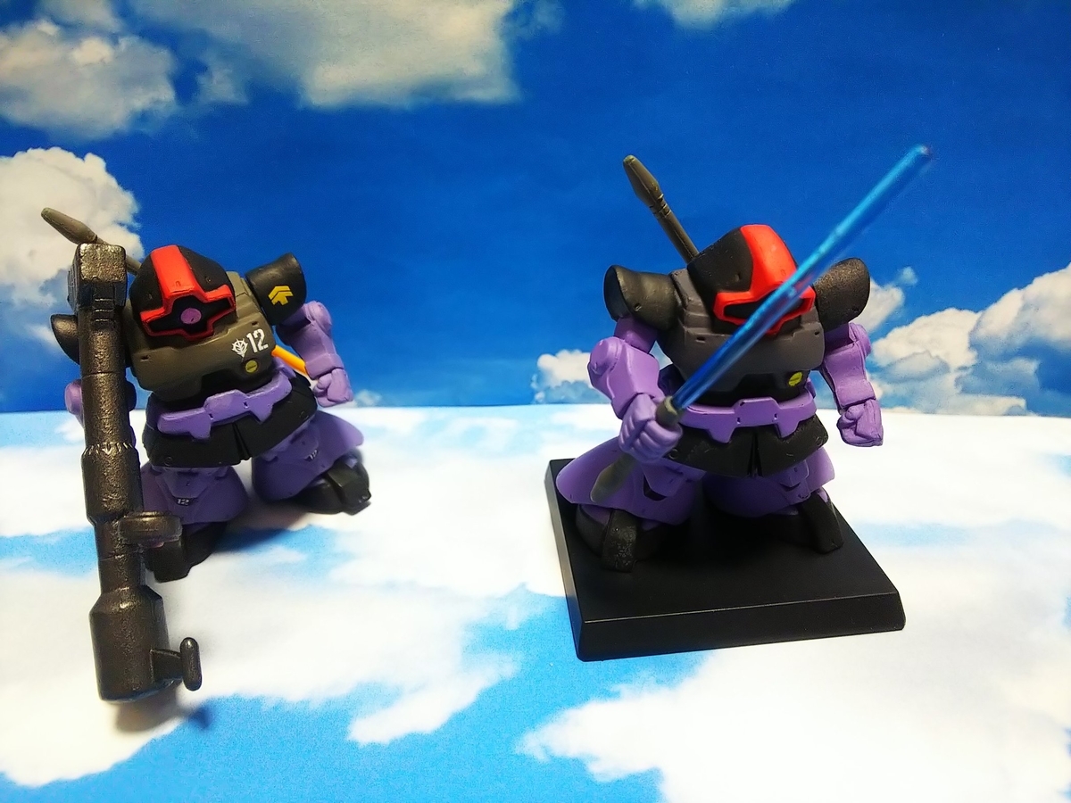 黒い三連星 高機動型ザクⅡ＆ドムセット レビュー ガンダムコンバージ