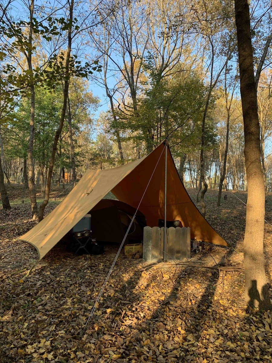 テンマクデザイン 焚火タープ TC コネクトヘキサ - おじさんがブログを