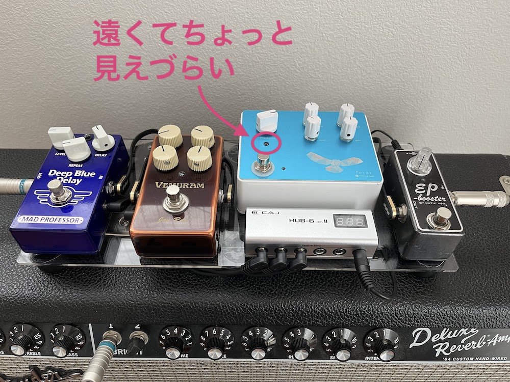 ダイソーで売ってるアクリル板でエフェクターボードを作ってみた