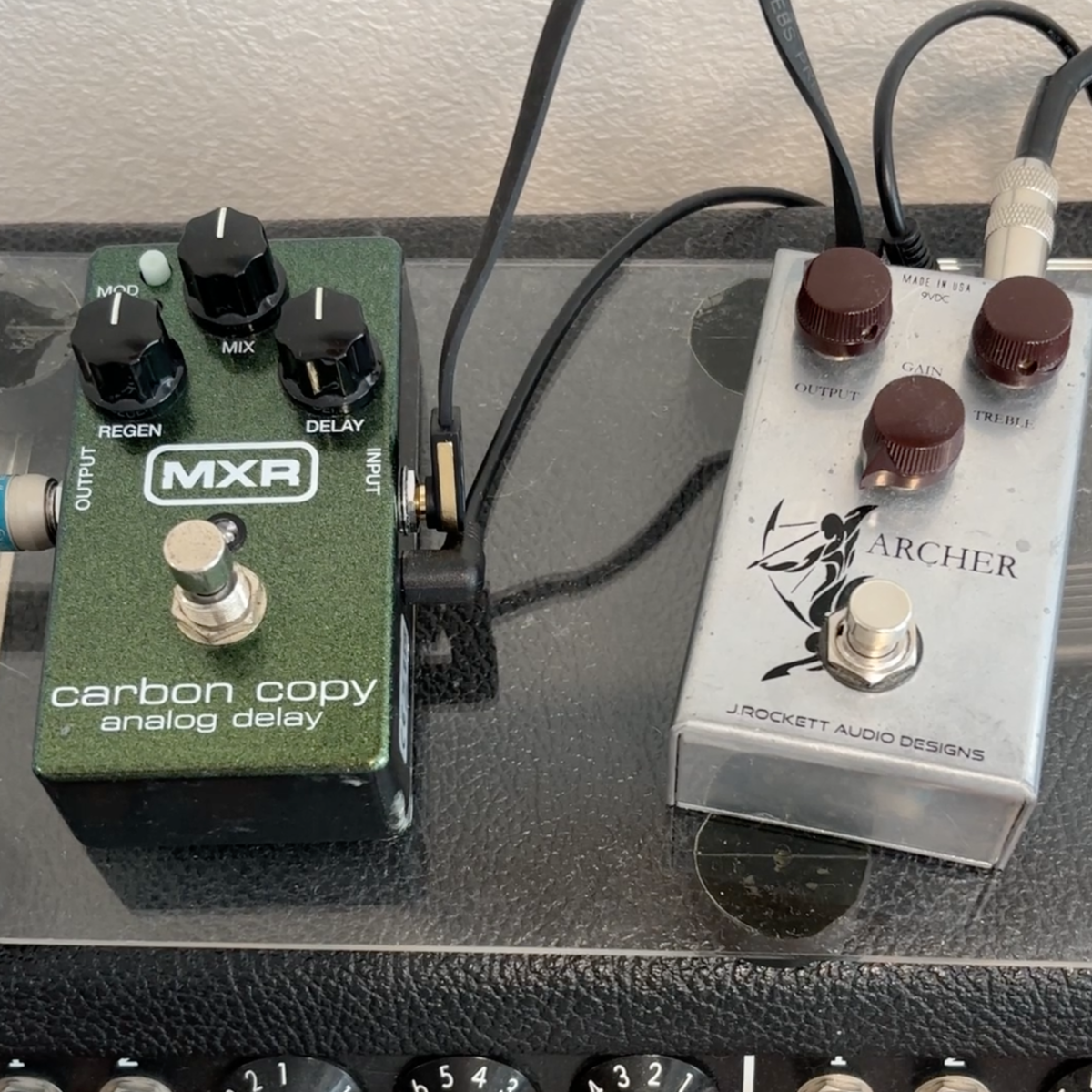 謎現象】MXR Carbon CopyとJ.Rockett Archerを組み合わせるとディレイ