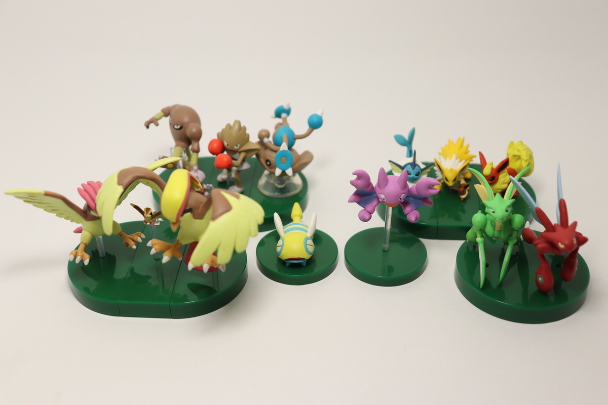 レビュー】ポケットモンスター ぜんこくばん 立体ポケモン図鑑 第1集