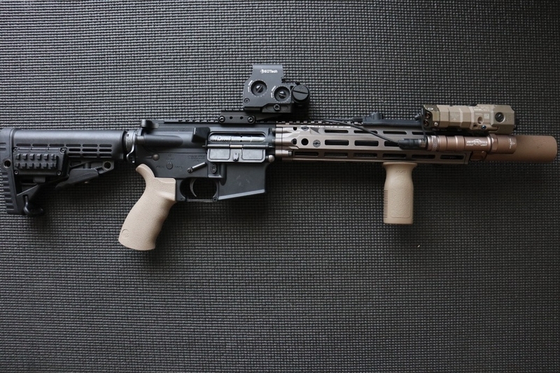Airsoft Artisan DDタイプ MK18 RISIII ハンドガードを次世代Mk18に