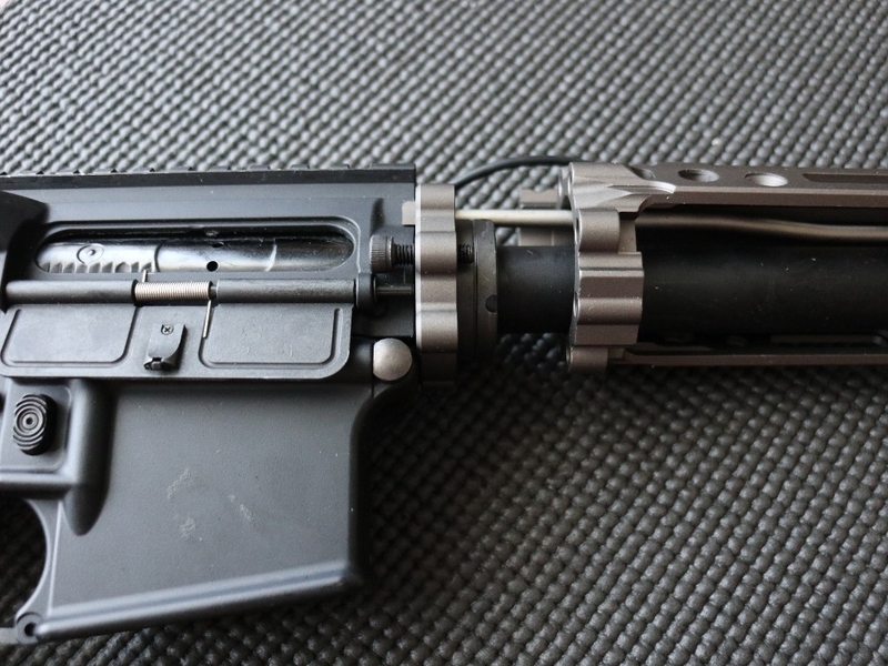 Airsoft Artisan DDタイプ MK18 RISIII ハンドガードを次世代Mk18に