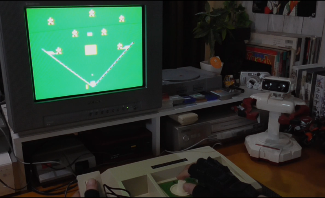 エポック社テレビ野球ゲーム。ファミコンより古いゲーム機。昭和の玩具