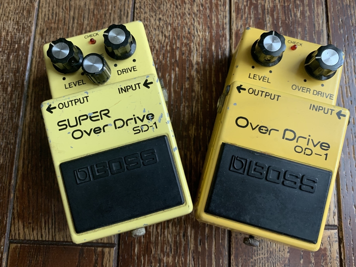 BOSS SD-1 NEC C4558C VS OD-1 RC3403ADB】初期同士の比較。 - The