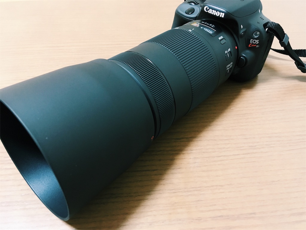 レビュー】EF70-300mm F4-5.6 IS II USM 純正レンズフード「ET-74B