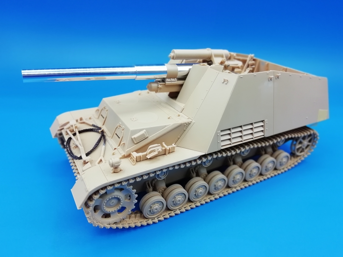 タミヤ】 1/35 ドイツ重自走榴弾砲 フンメル 後期型 レビュー【素組編