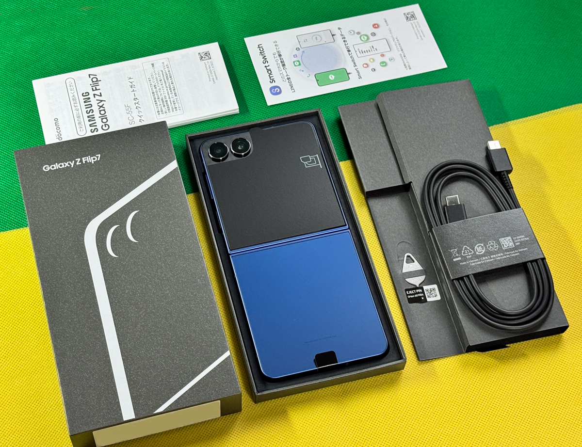 Galaxy Z Flip7 SC-55Fを開封した - At First ?