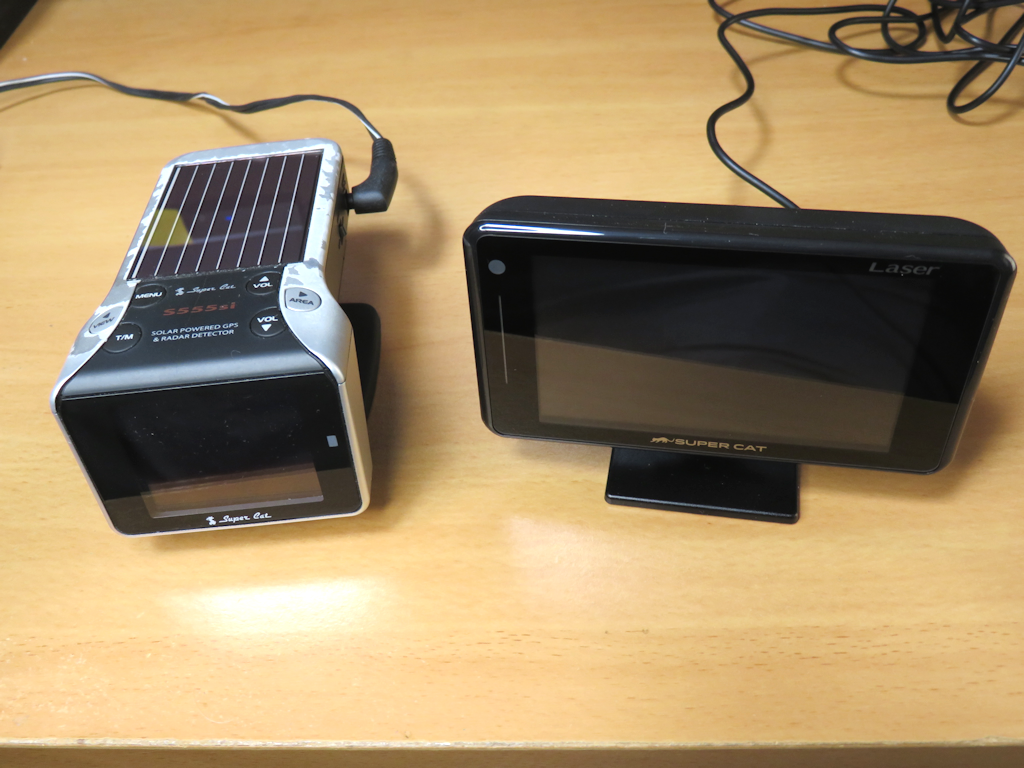 レーザー＆レーダー探知機買い換え（ユピテル S555si→A380a