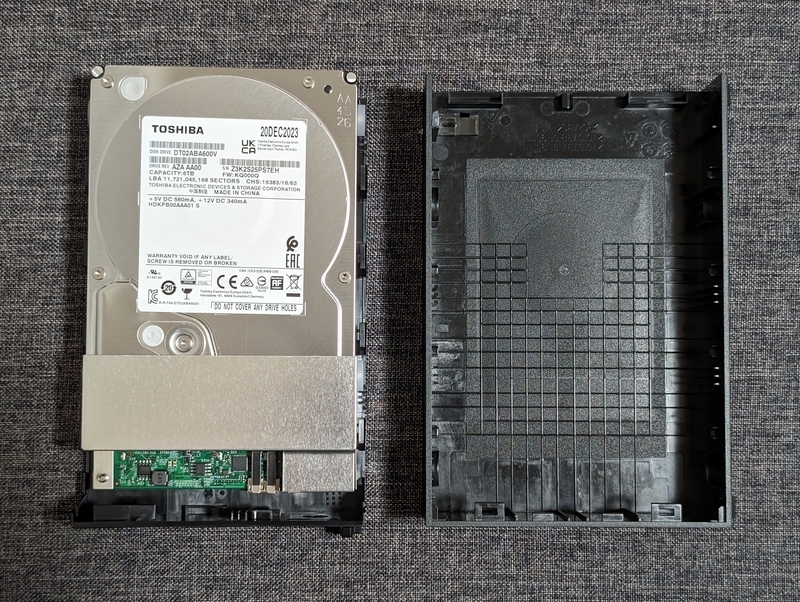 HDD 6TBを買おうとしたら外付けHDD 6TBの方が安かった話 - 秋葉原