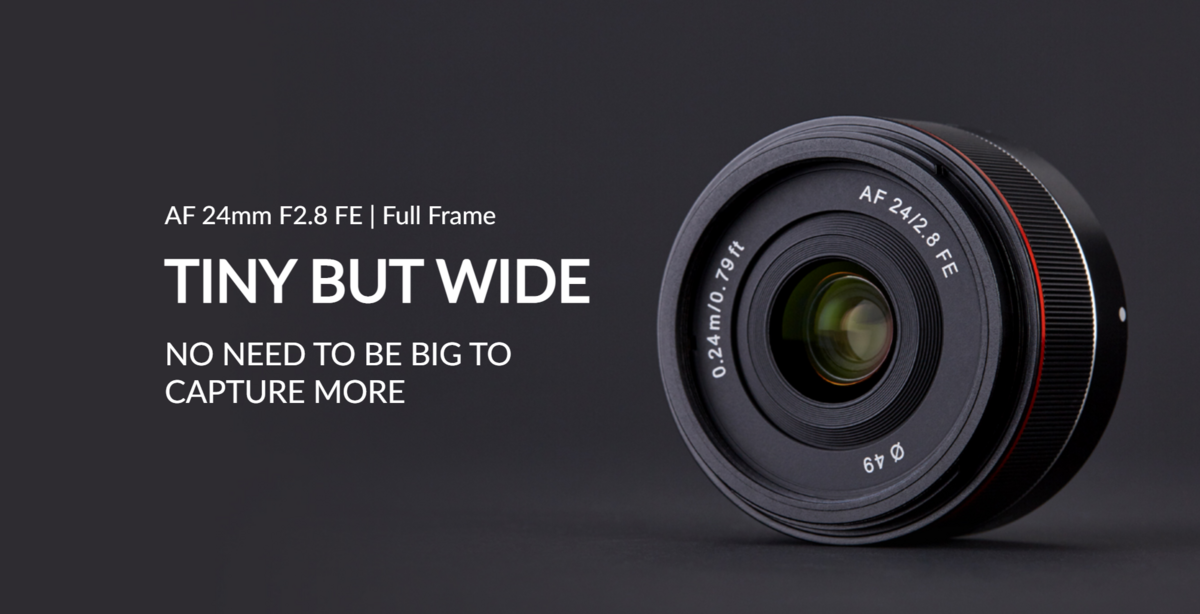 SAMYANGの単焦点広角レンズ24mm F2.8を買ったらα7sがお散歩カメラに