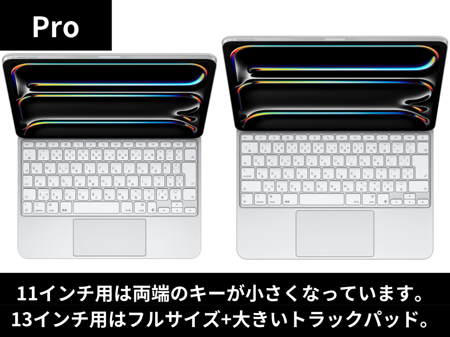 実機比較】iPad Pro、買うなら11インチと13インチどっち？ - ホリブログ