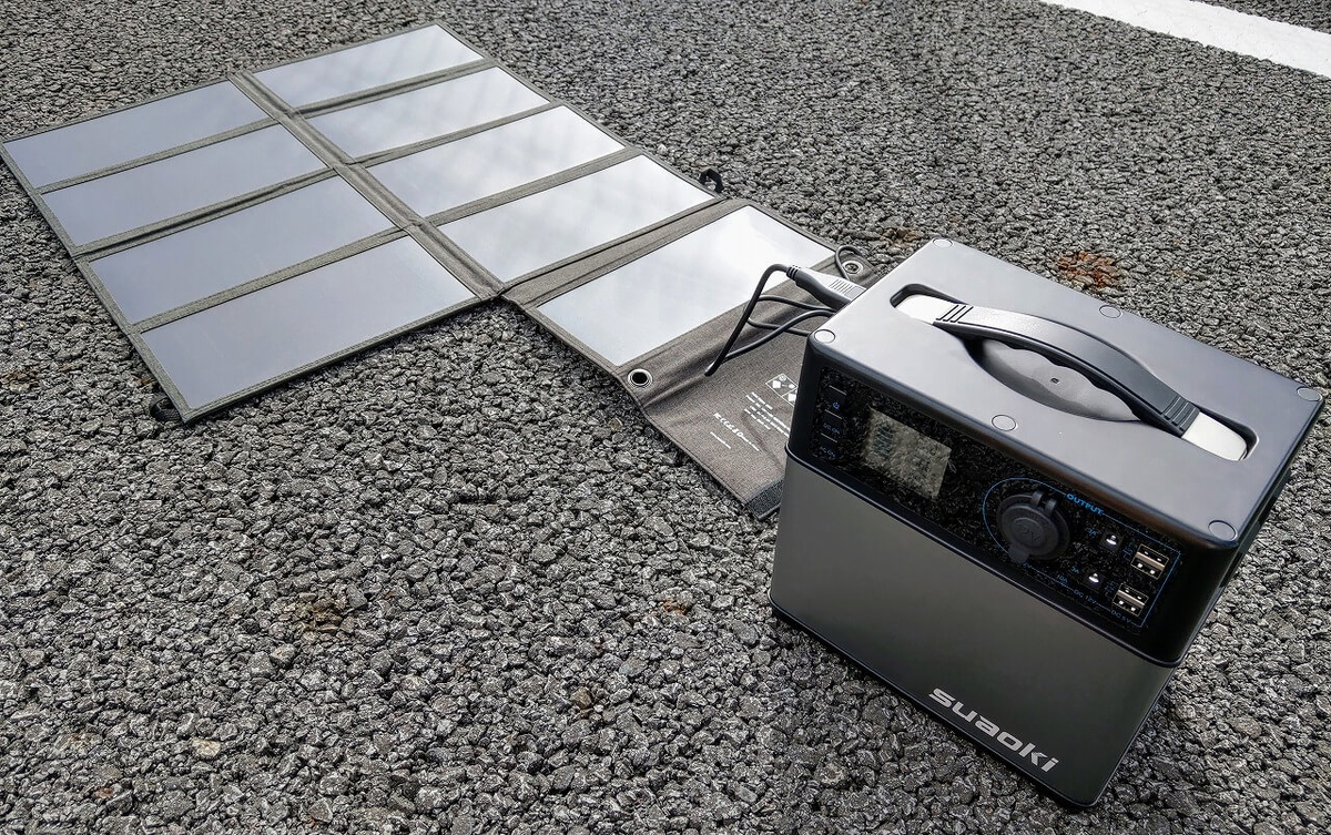 suaoki PS5Bレビュー｜ポータブル大容量バッテリーとソーラー