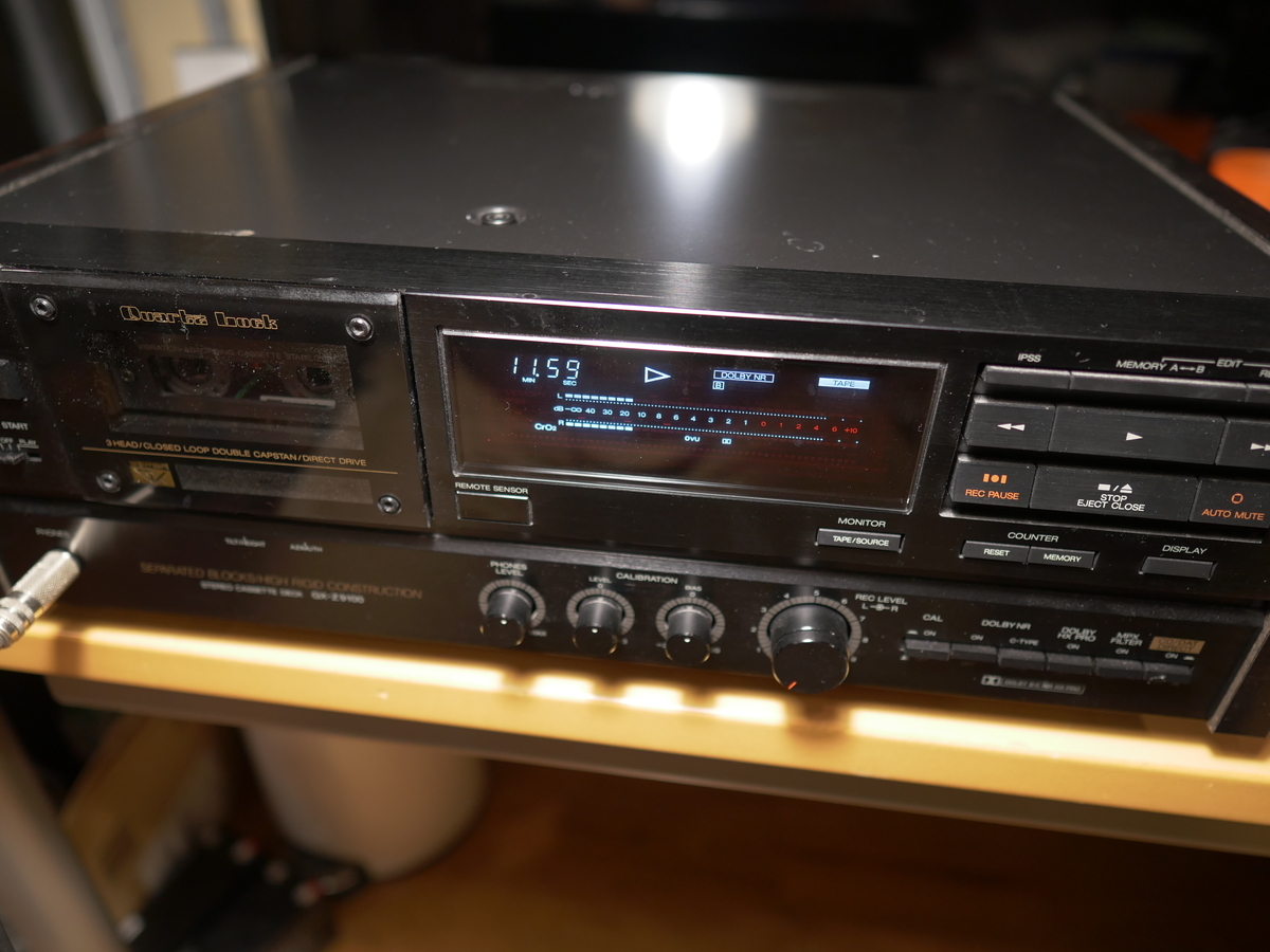 A&D のカセットデッキ GX-Z9100 を修理 - 残念極まりないブログ状態な
