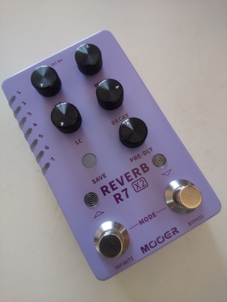 MOOER R7 X2 REVERB レビュー - JG251 blog