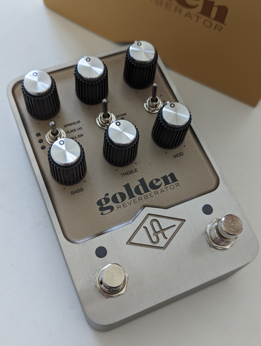 UNIVERSAL AUDIO UAFX GOLDEN Reverberator レビュー（FLINTとの比較