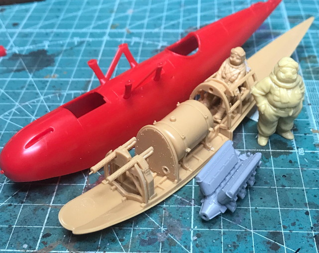 紅の豚 サボイア S21[1/48] （完成） - まだ、サフのまま。