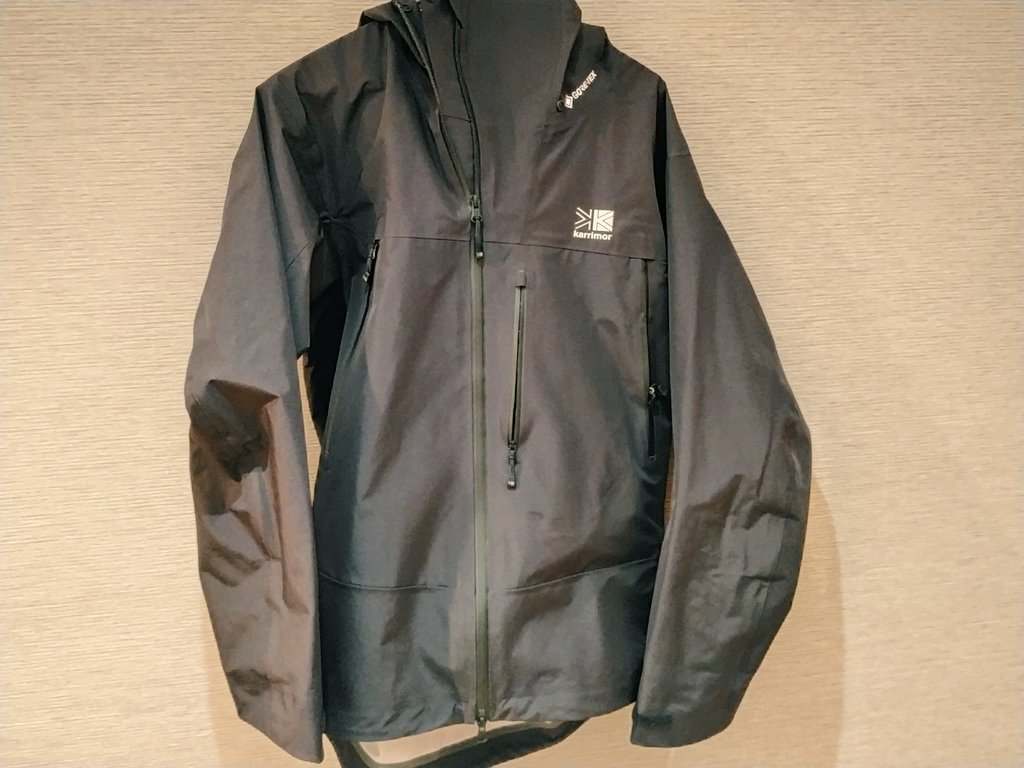 Karrimorの新作レインウェアG−TX Performance rain jktを購入したので