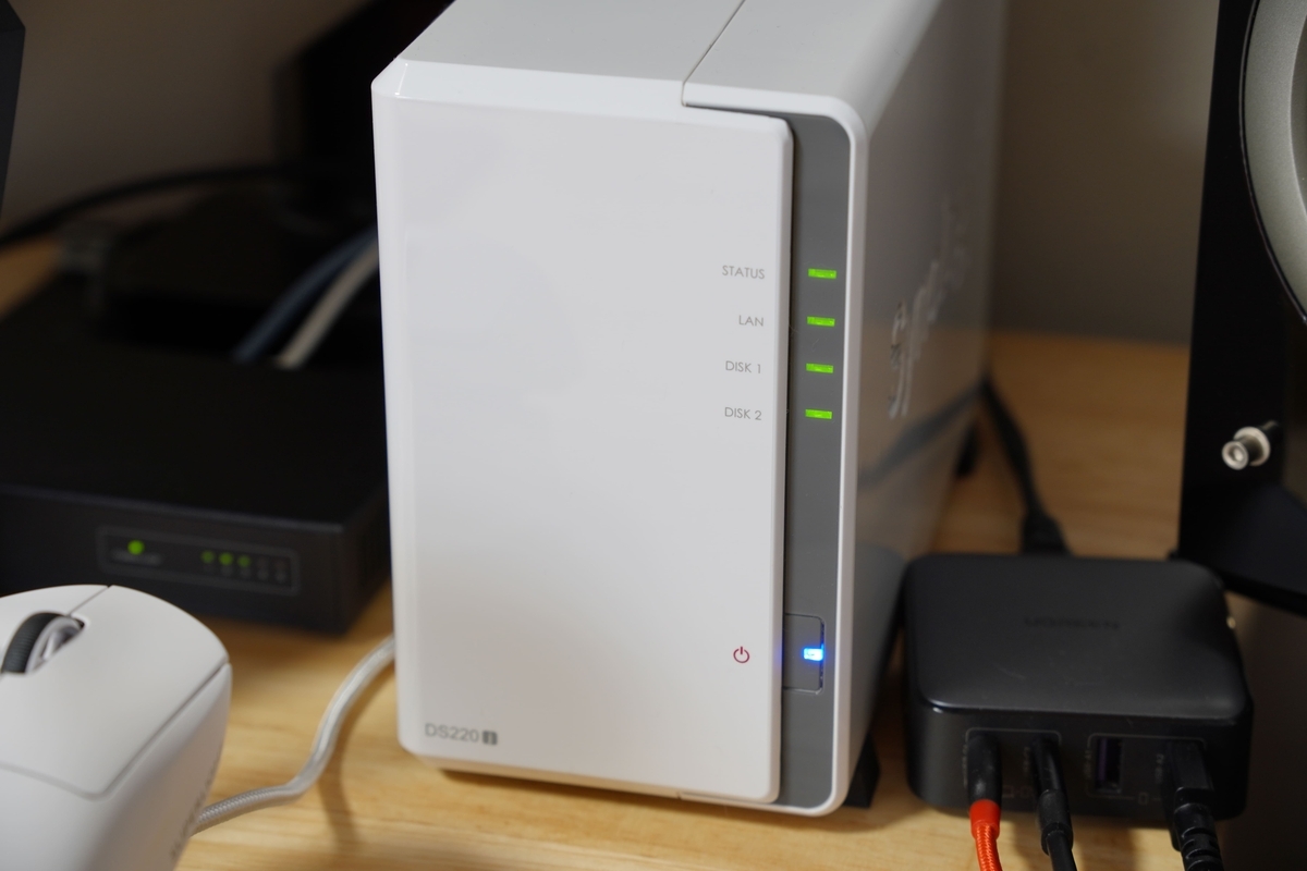Synology Diskstation DS220j レビュー】初めてのNAS導入