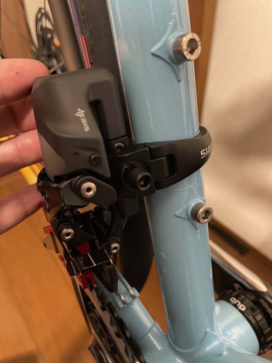 SRAM FORCE etap AXS HRD 2X バラ完】tada車、組む③〜フロント