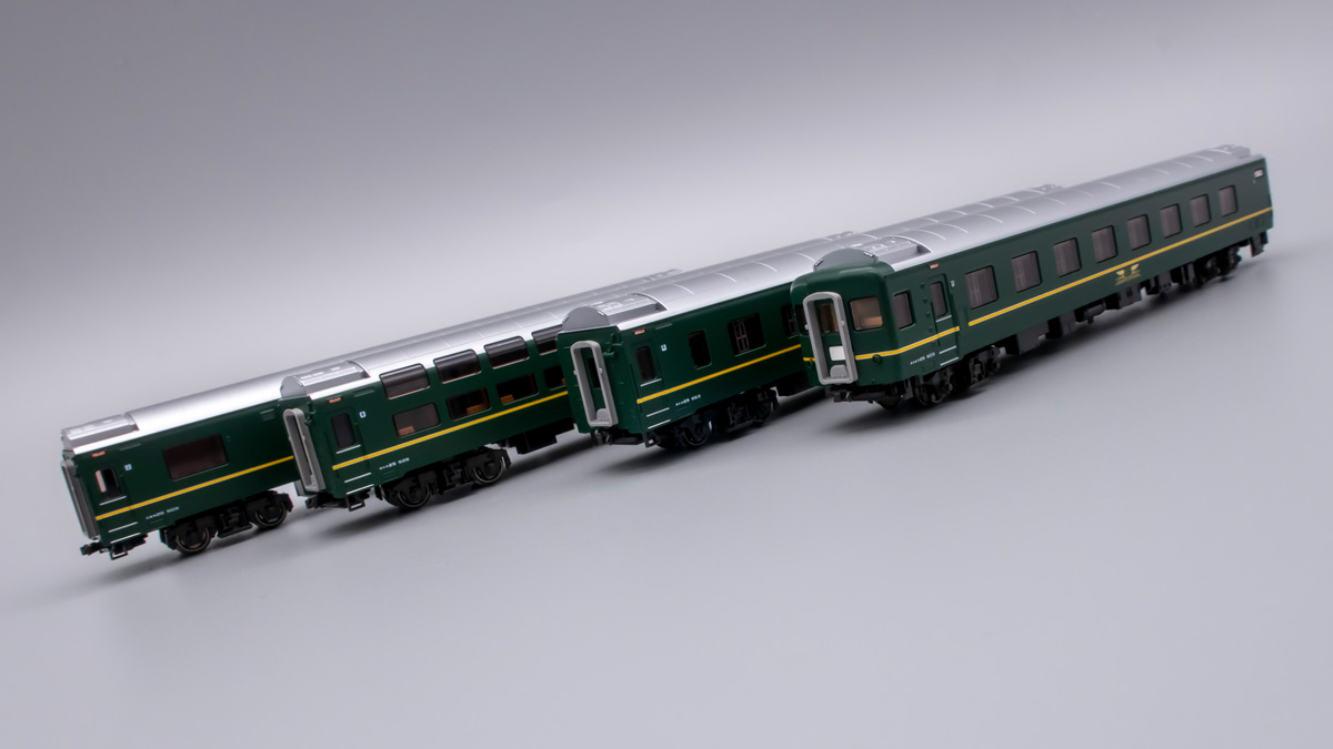 Nゲージ】トワイライトエクスプレスの「増結セット」と電気機関車