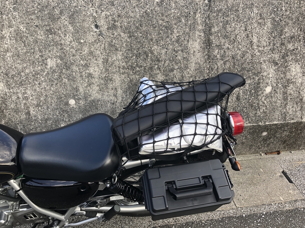 パックロッドをバイクに積載するすごいシンプルな方法を見つけた【アブ