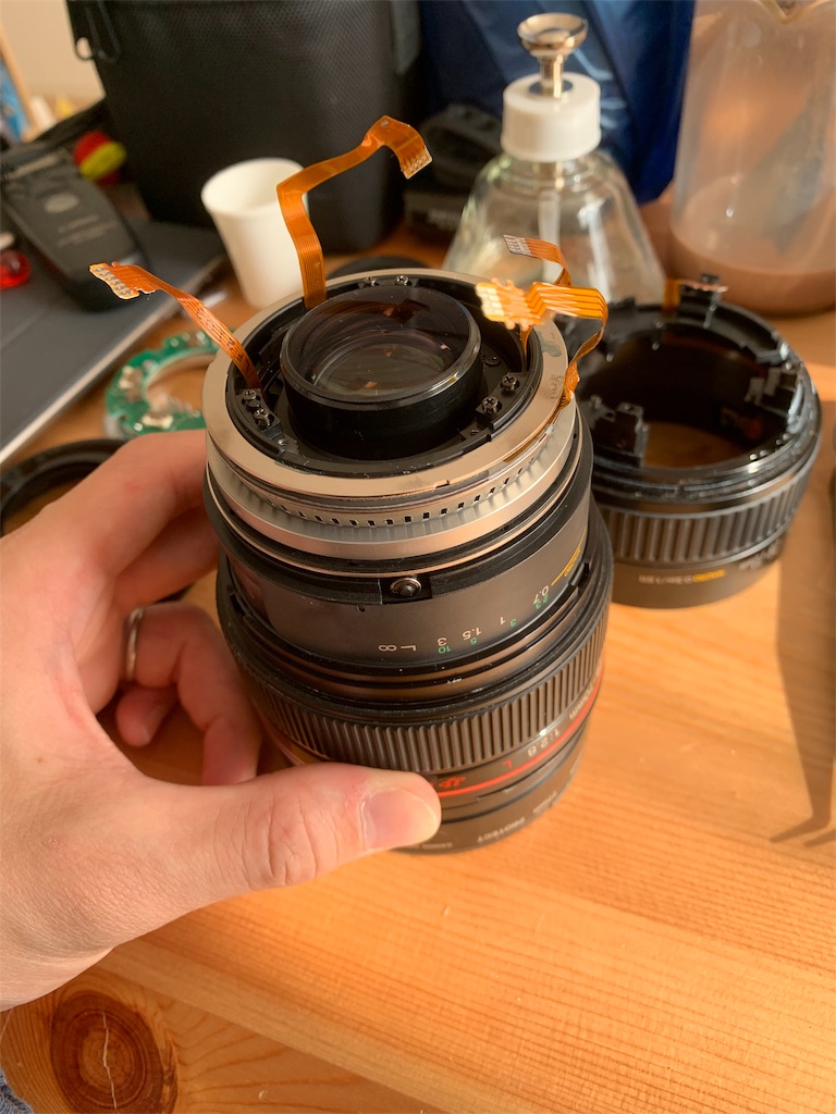 レンズを分解してみた。 - 仙山線日記(新)