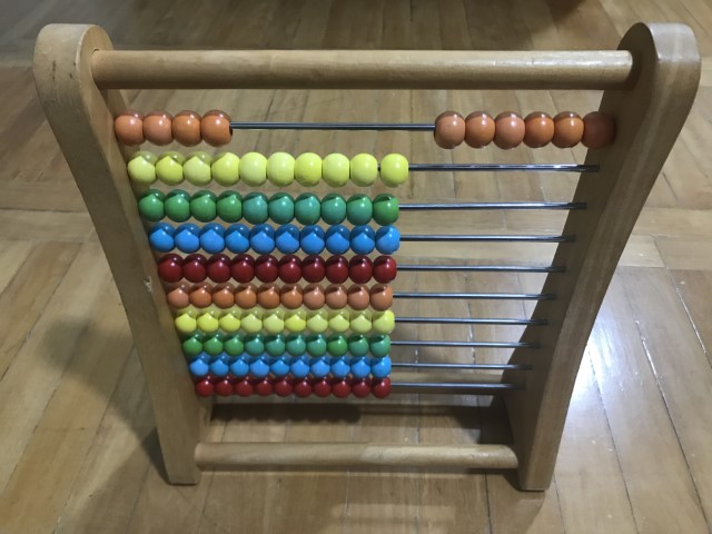 ベビーパークで学んだ100玉そろばんの使い方と使用した感想