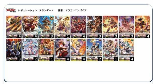 ヴァンガードデッキ紹介 ドラゴンエンパイア編 - 芥茶の研究ノート