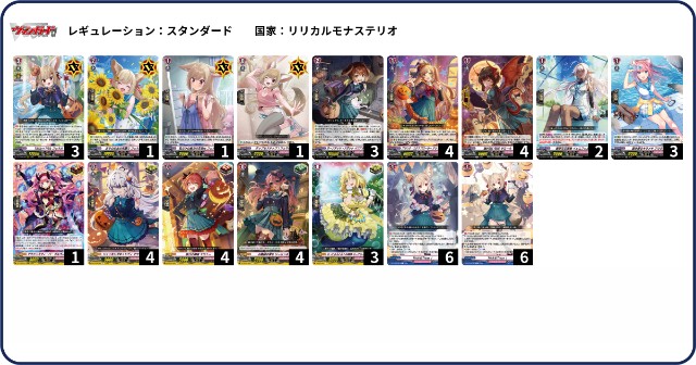 ヴァンガードデッキ研究】その①「Triple×Trick！フェネル編」 - 芥茶