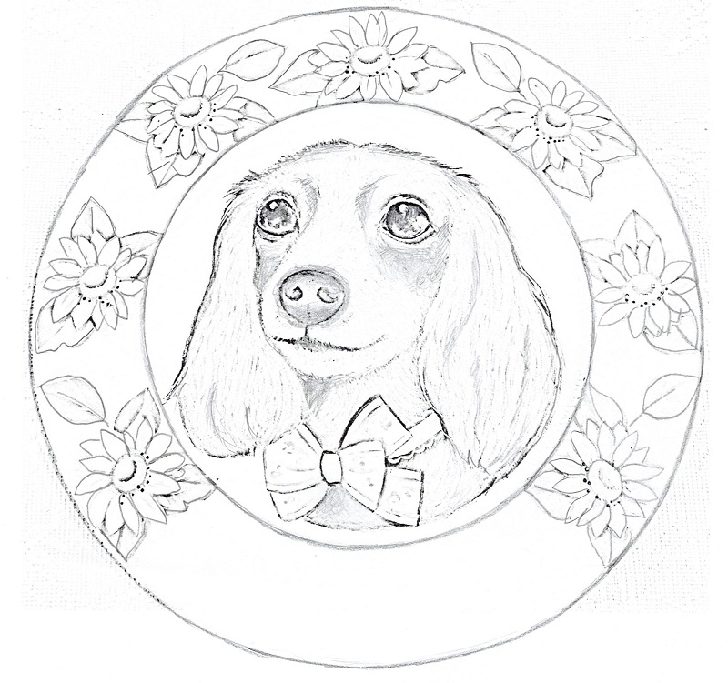 ダックスフンドの描き方がステップアップする！便利な下図5選 - 犬の