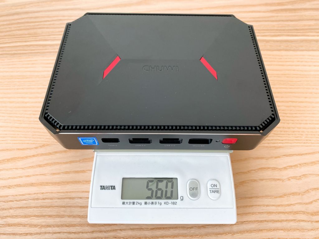 CHUWI GBox Pro 実機レビュー】2万円で購入できるファンレス低消費電力