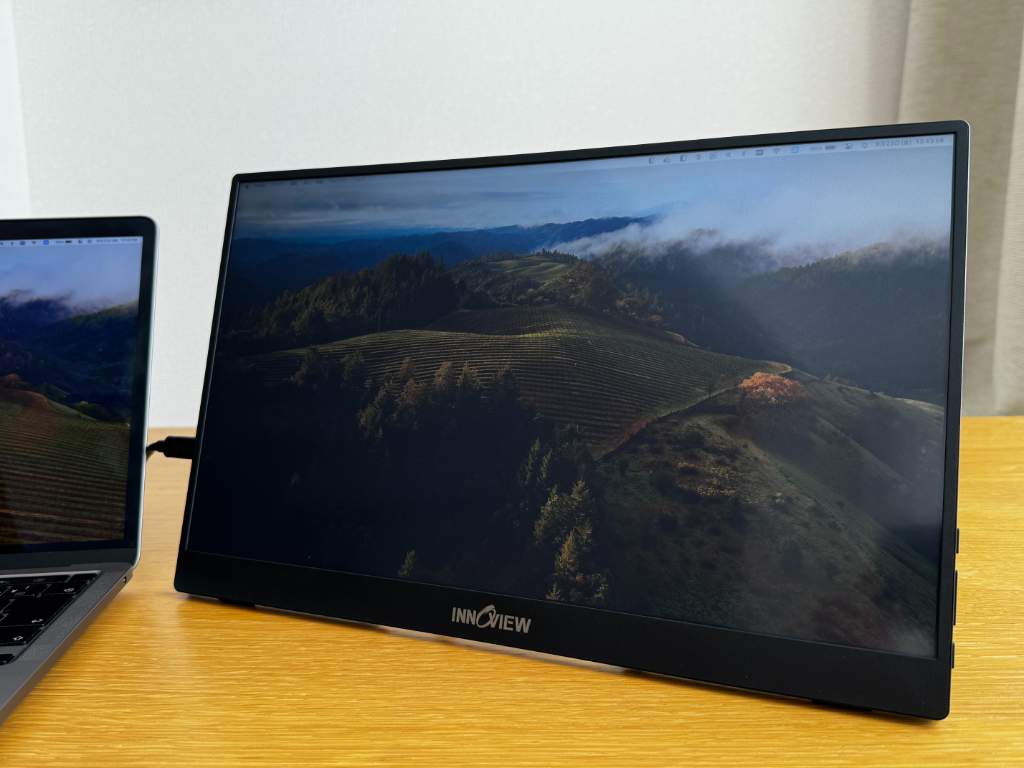 InnoView 15.6インチレビュー】タッチパネル搭載！USB-Cケーブルで出力