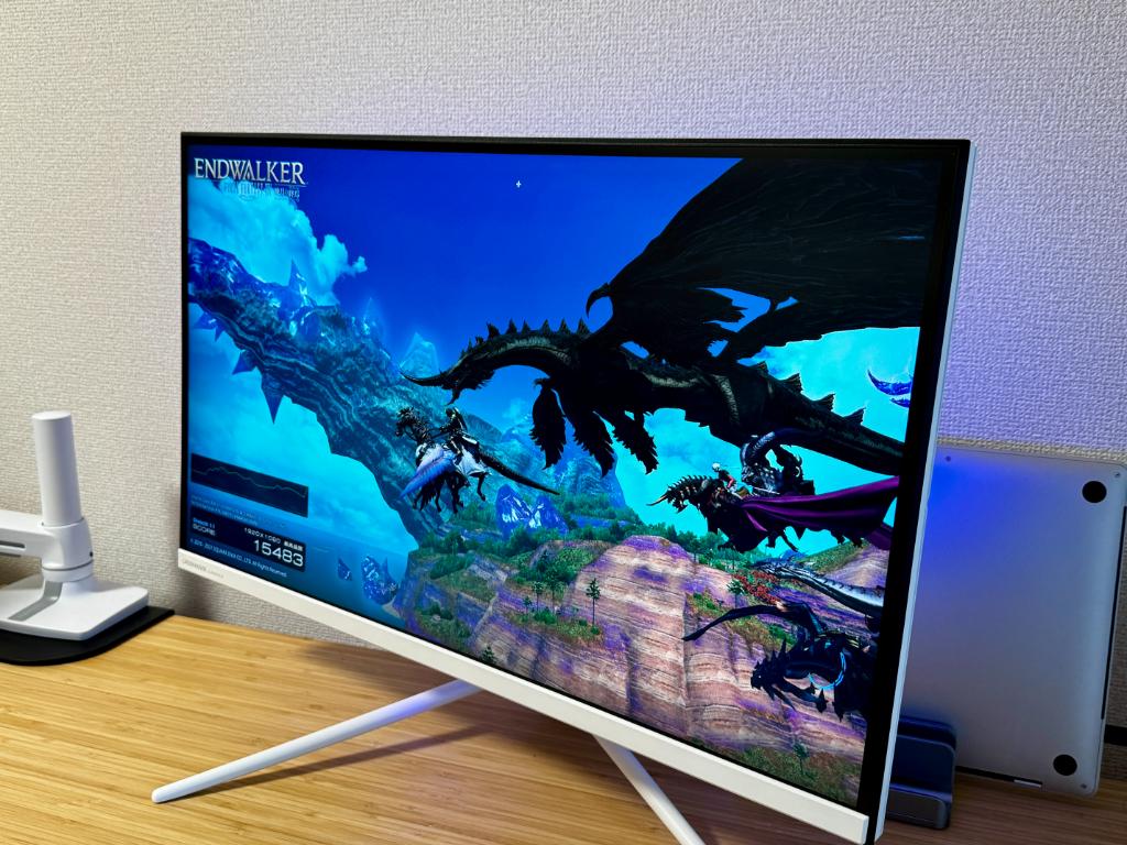 GH-ELCG27WB レビュー】リフレッシュレート180Hz＆1ms対応27型