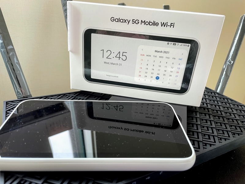 Galaxy 5G Mobile Wi-Fi」と「ドコモ 5Gギガホプレミア」を組み合わせ