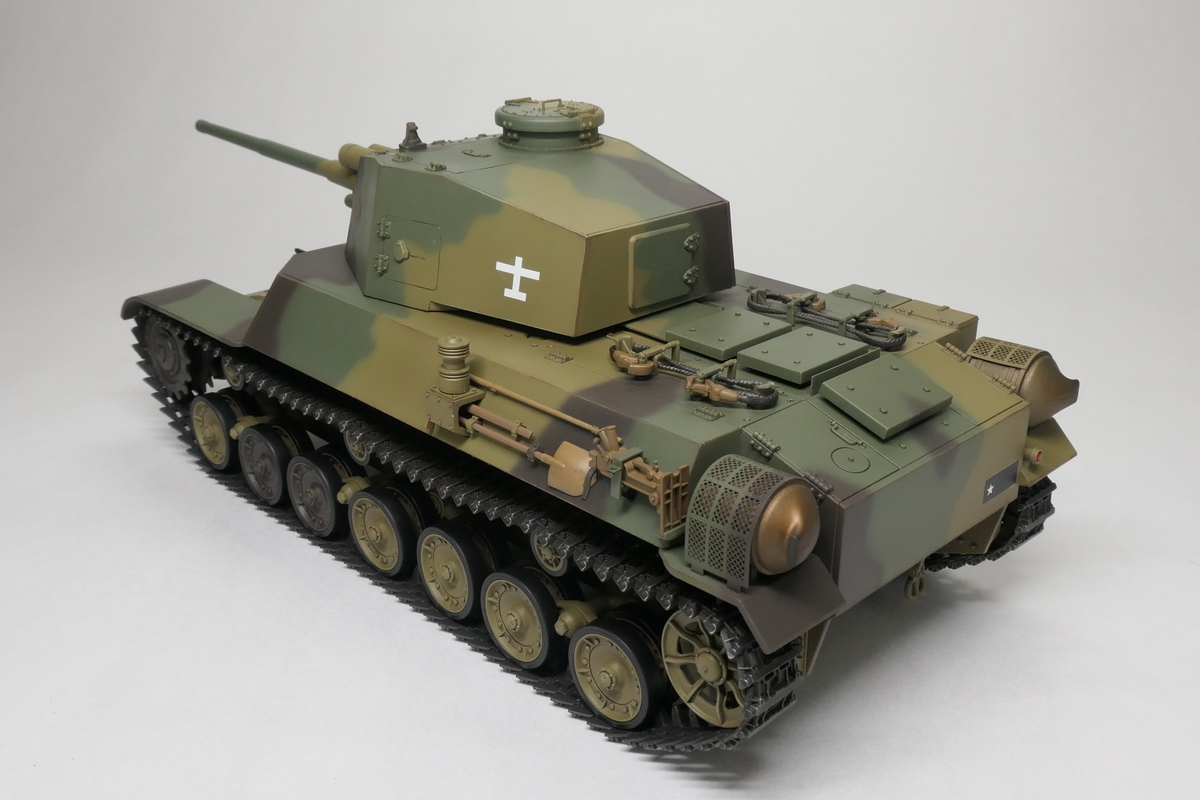 ファインモールド 1/35 四式中戦車チト量産型を作る 完成写真 - どらの