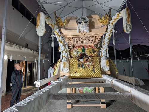 新しく松原屋台が完成しました！ - あの瞬間！俺たちは若かった！！