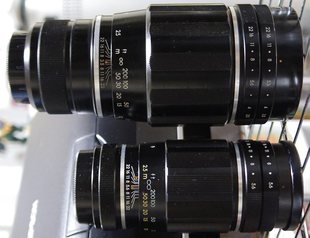 タクマー200mmF3.5 - 堺風の頭部