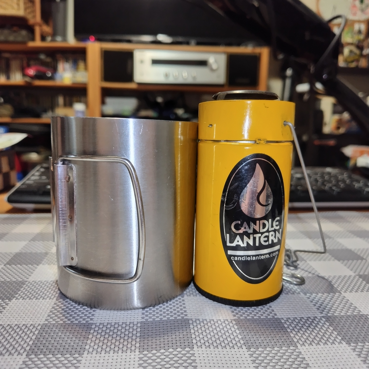 UCOキャンドルランタンはソロキャンプの癒し（UCO（ユーコ）旧ロゴ