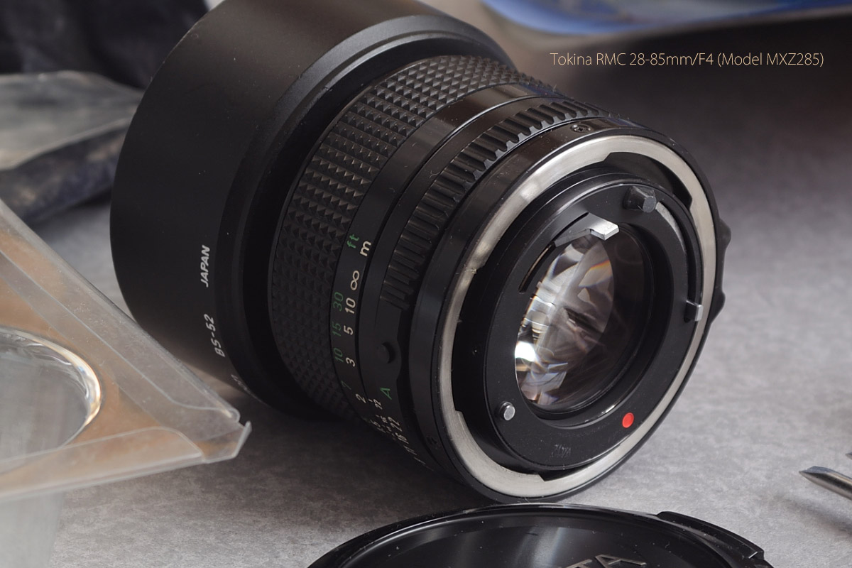 RMC TOKINA 28-85mm/F4 (Model MXZ285)」分解・清掃・撮影 - 虹色