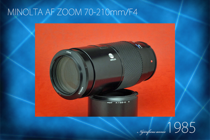オールドAFズームレンズ「MINOLTA AF ZOOM 70-210mm/F4」でミニ