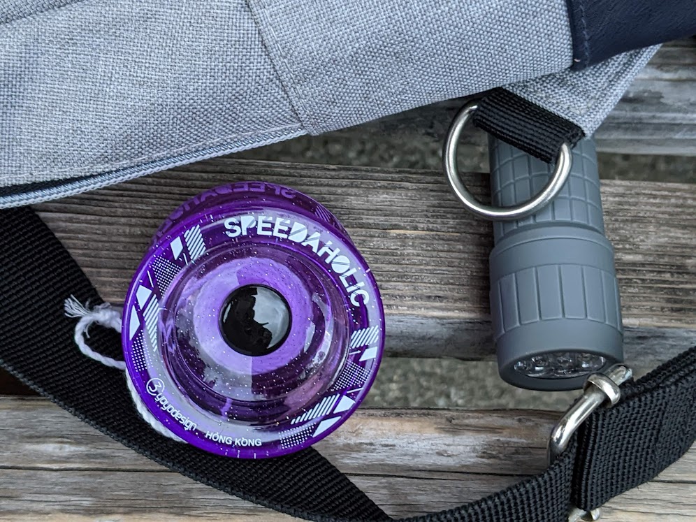 新色】スピーダホリック(初心者引き戻し)のパープルグリッターが届いた