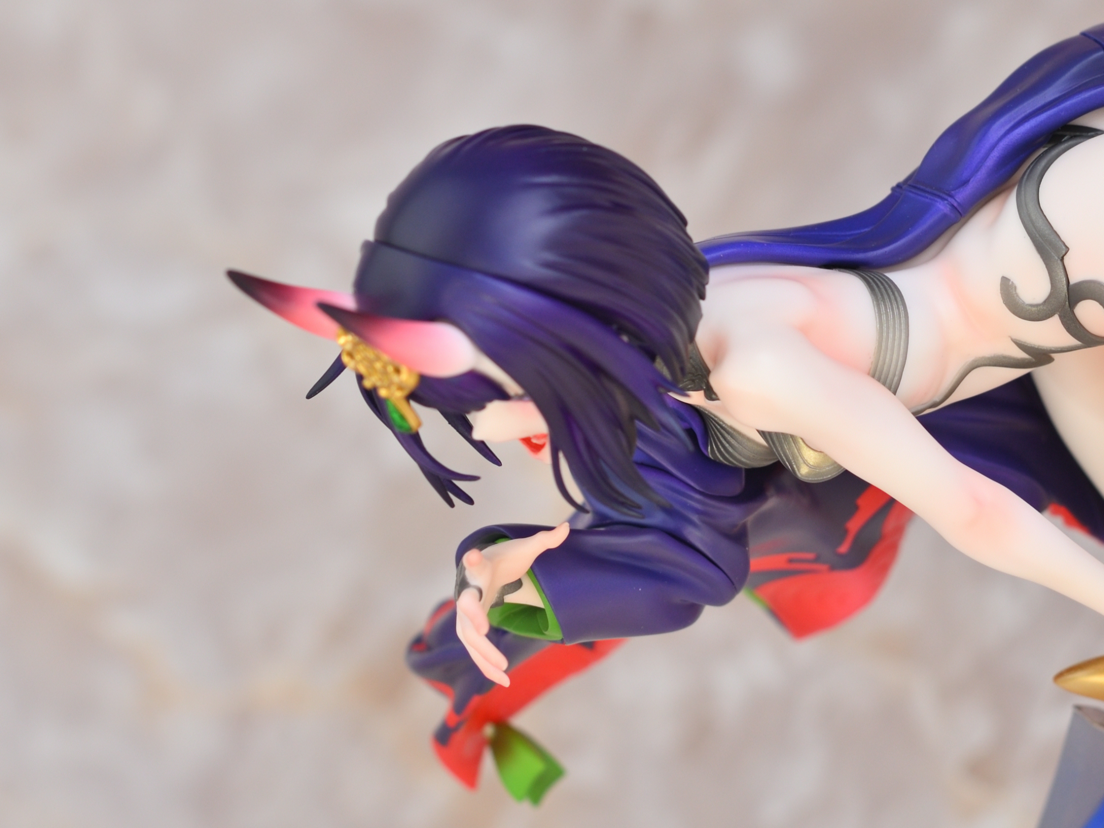 異形感満載だけど実は綺麗なお顔の酒呑童子のガレージキットを製作しま