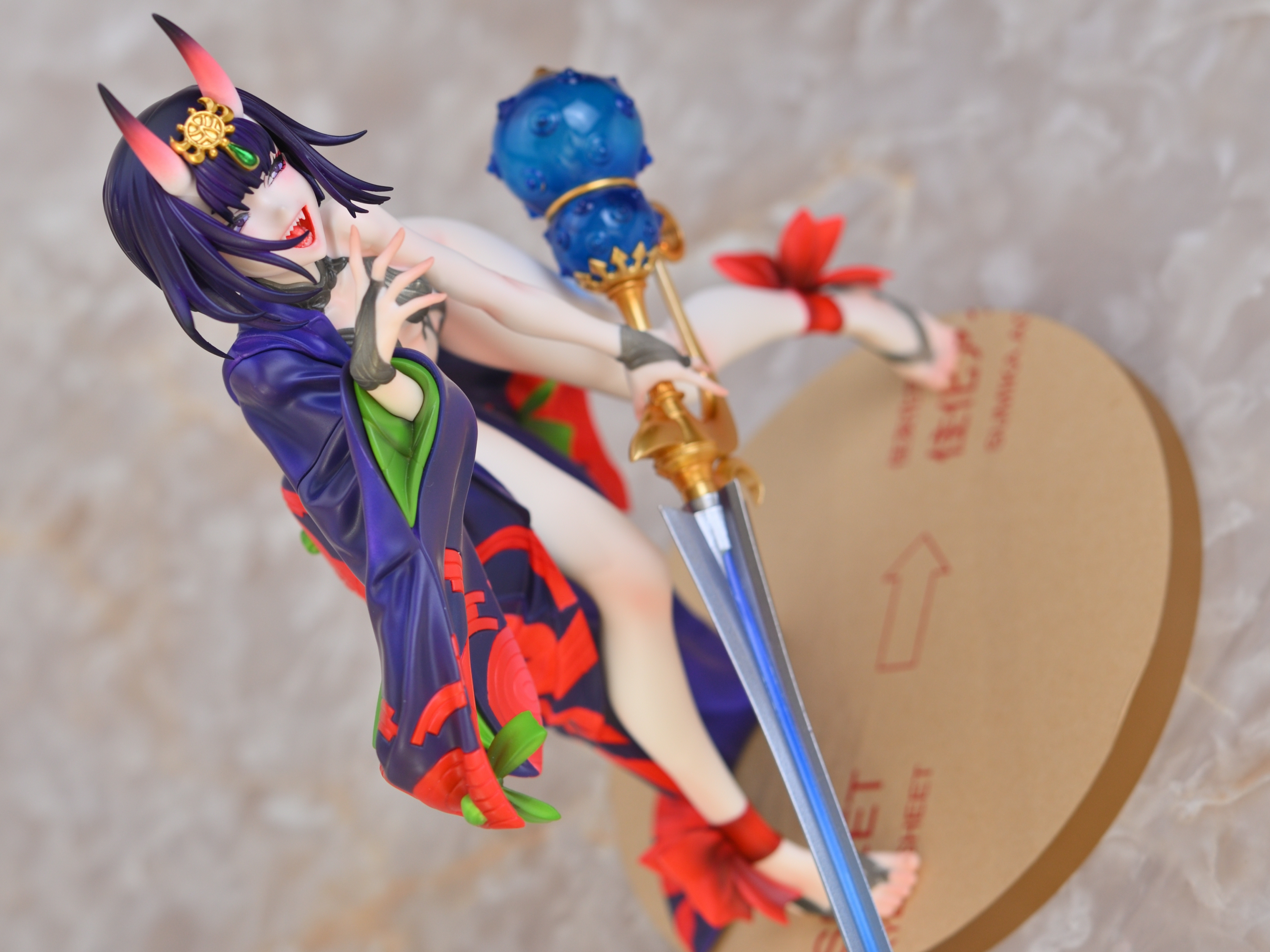 異形感満載だけど実は綺麗なお顔の酒呑童子のガレージキットを製作しま