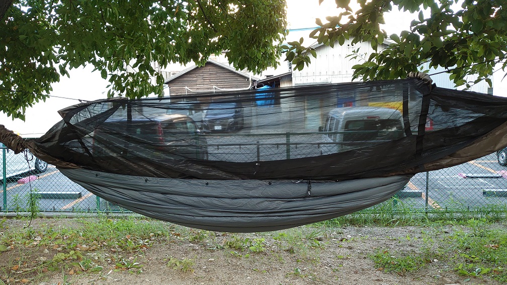 ATEPA（アテパ）ダウンブランケットをハンモックアンダーキルトとして