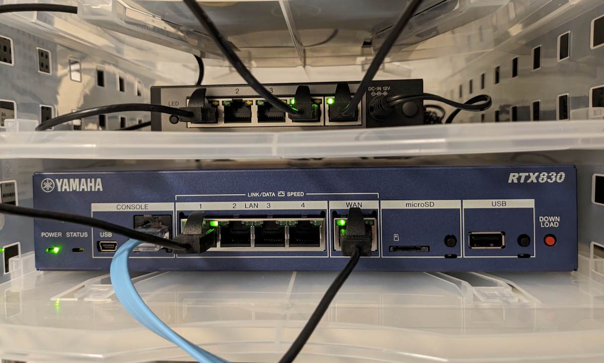 自宅のネットワークに YAMAHA RTX830 / WLX212 を導入した - CUBE