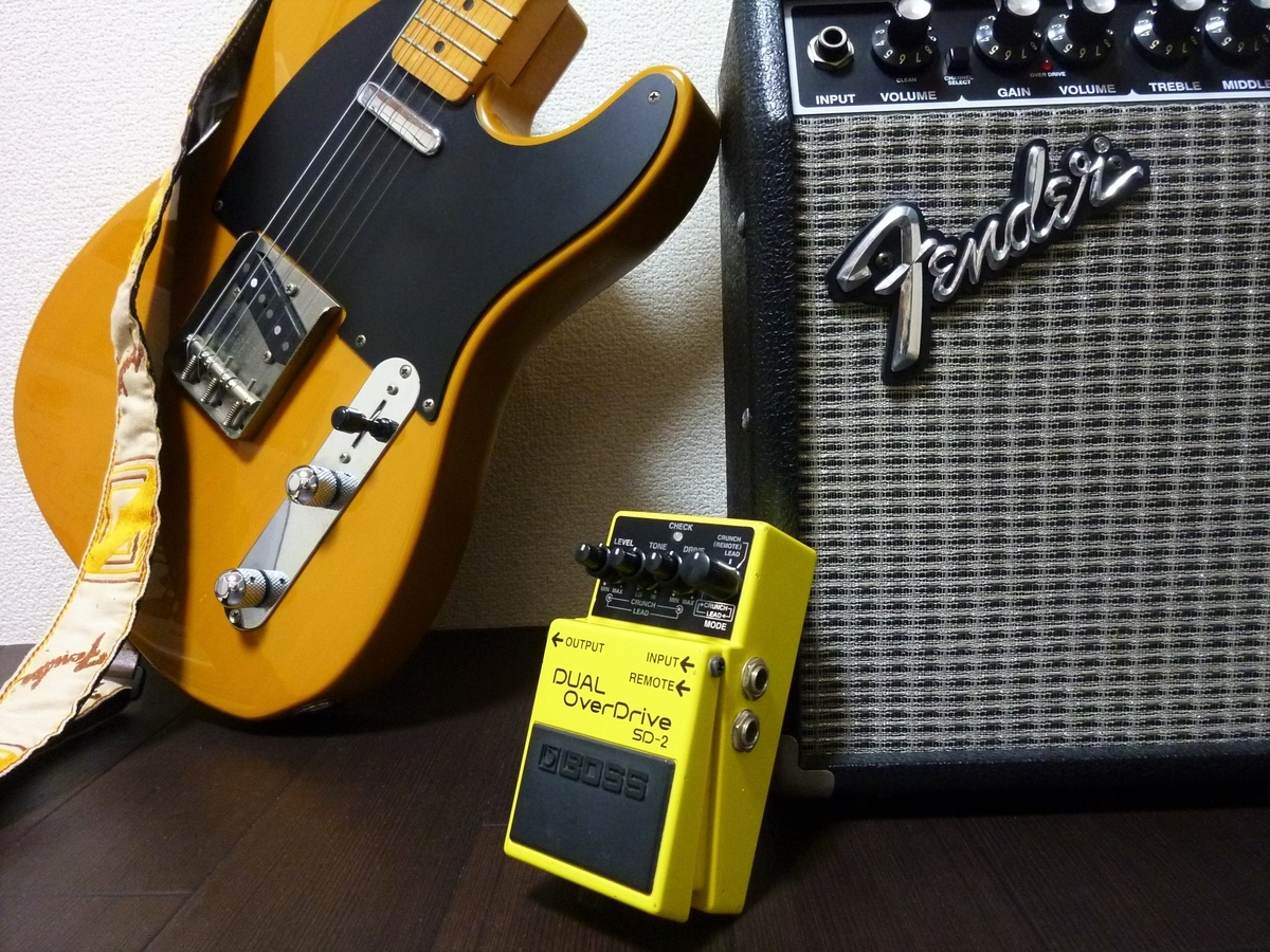 BOSS SD-2 DUAL OverDrive 「yellow mode」 - 赤い羽BLOG
